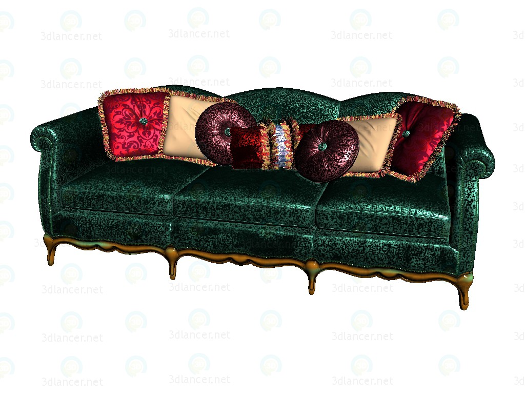 3d model Sofa 3-seater - preview