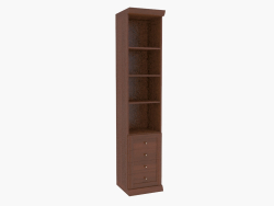 Cabinet narrow with open shelves (261-24)