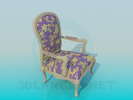 3d model Low stool - preview