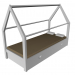 3d ліжко будиночок модель купити - зображення