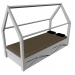 3d ліжко будиночок модель купити - зображення