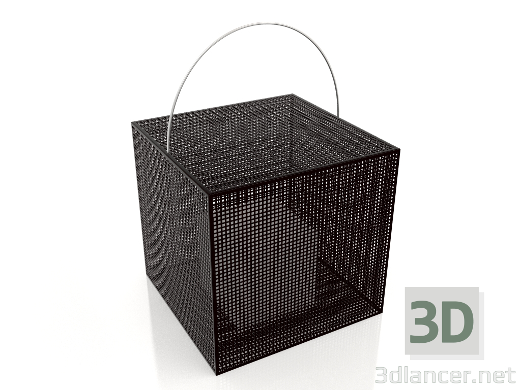 modello 3D Portacandele 2 (Nero) - anteprima