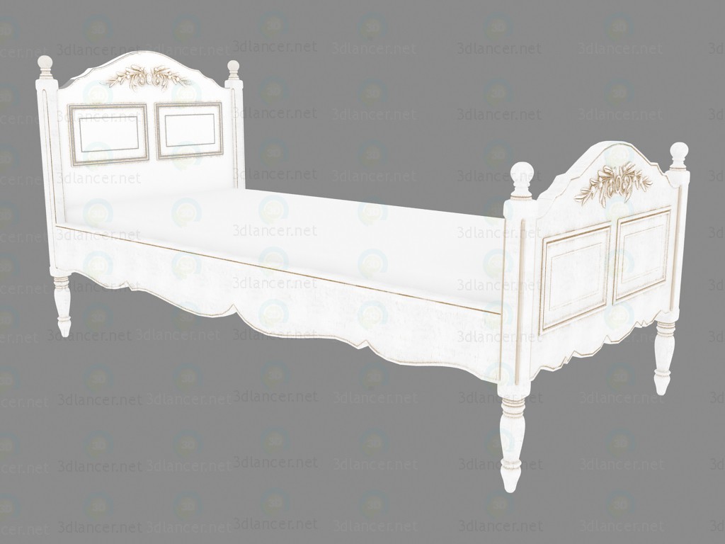 3 डी मॉडल बिस्तर 90 x 190 (PPL5) - पूर्वावलोकन