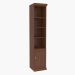 3d model Cabinet narrow with open shelves (261-27) - preview