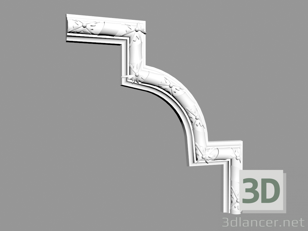 3D modeli CF3010-B köşe elemanı - önizleme