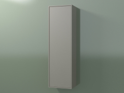 Wandschrank mit 1 Tür (8BUBDCD01, 8BUBDCS01, Ton C37, L 36, P 24, H 120 cm)