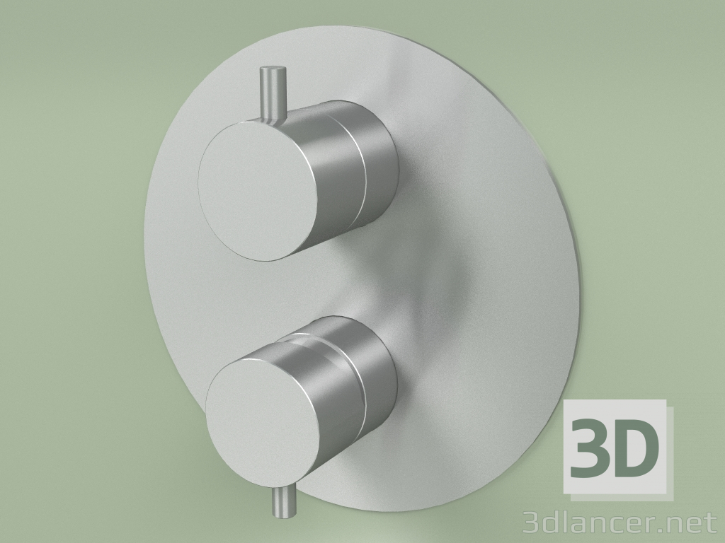 3d модель Встроенный смеситель с переключателем на 2 направления (12 45, AS) – превью