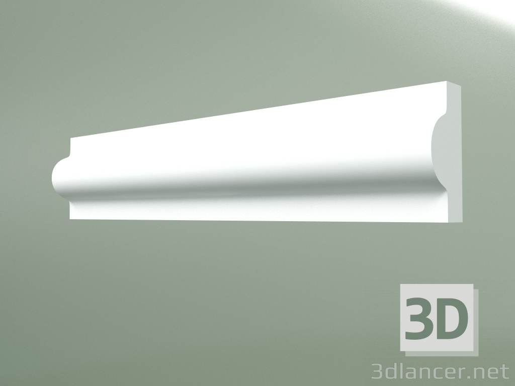 modello 3D Modanatura in gesso MT154 - anteprima