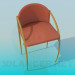 3d модель Яскравий стілець – превью