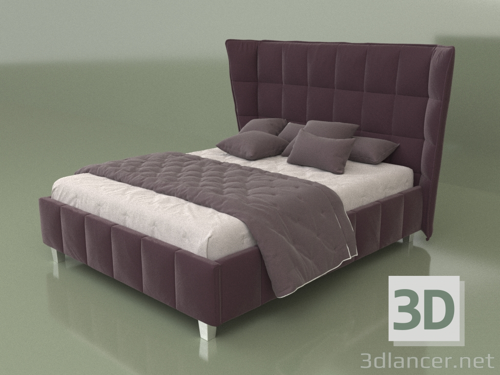 3d модель Кровать двуспальная Onda – превью