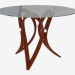 modello 3D Tavolo da pranzo con piano tavolo rotondo - anteprima