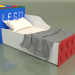 3d модель Ліжечко для дитини з 1-м ящ. права – превью