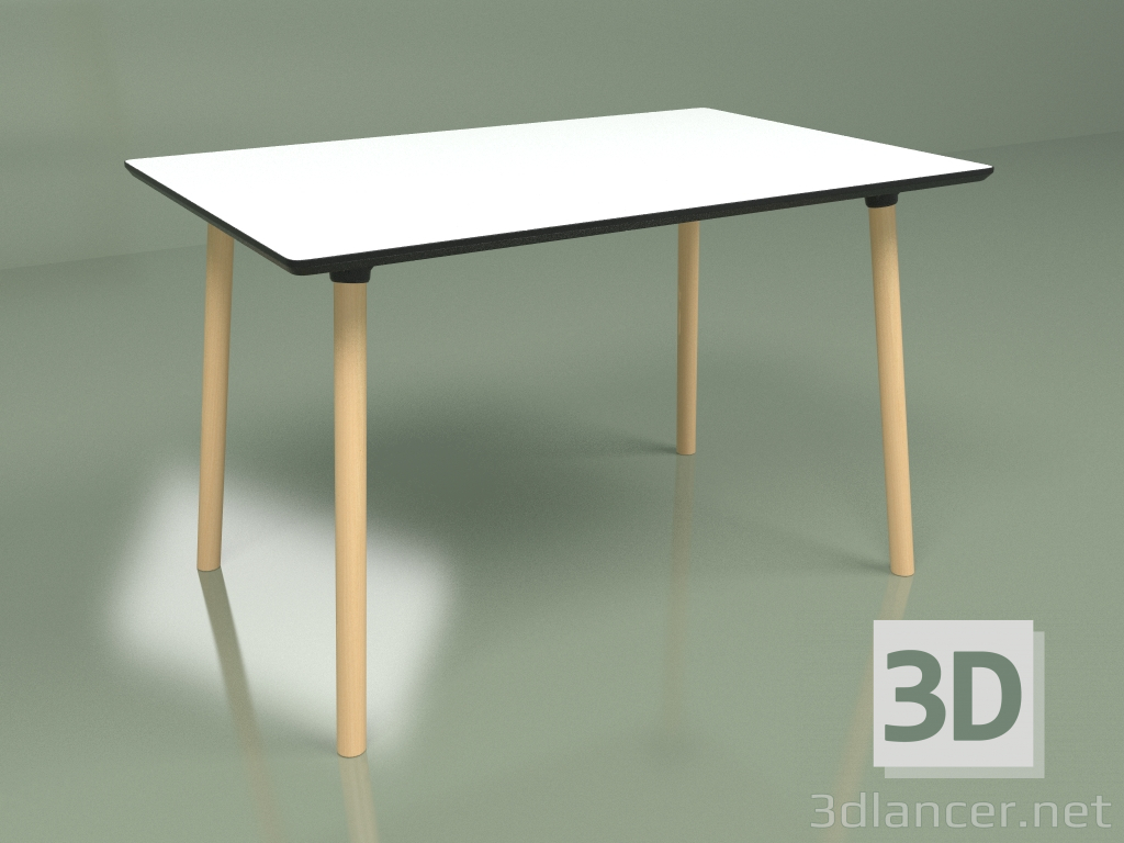 modello 3D Tavolo da pranzo Copine 120x80 - anteprima