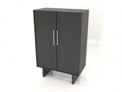 Шкаф W 02 (800x400x1200, wood black)