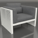 3d model Lounge chair with a high back (Agate gray) - preview