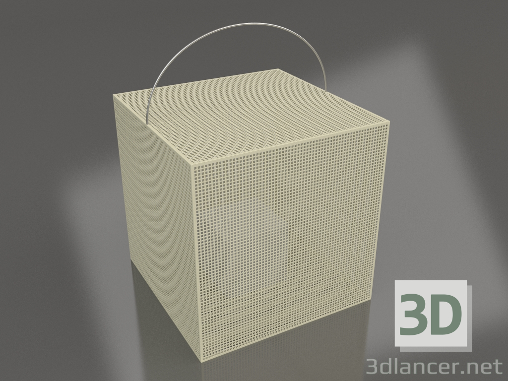modello 3D Scatola portacandele 3 (Oro) - anteprima