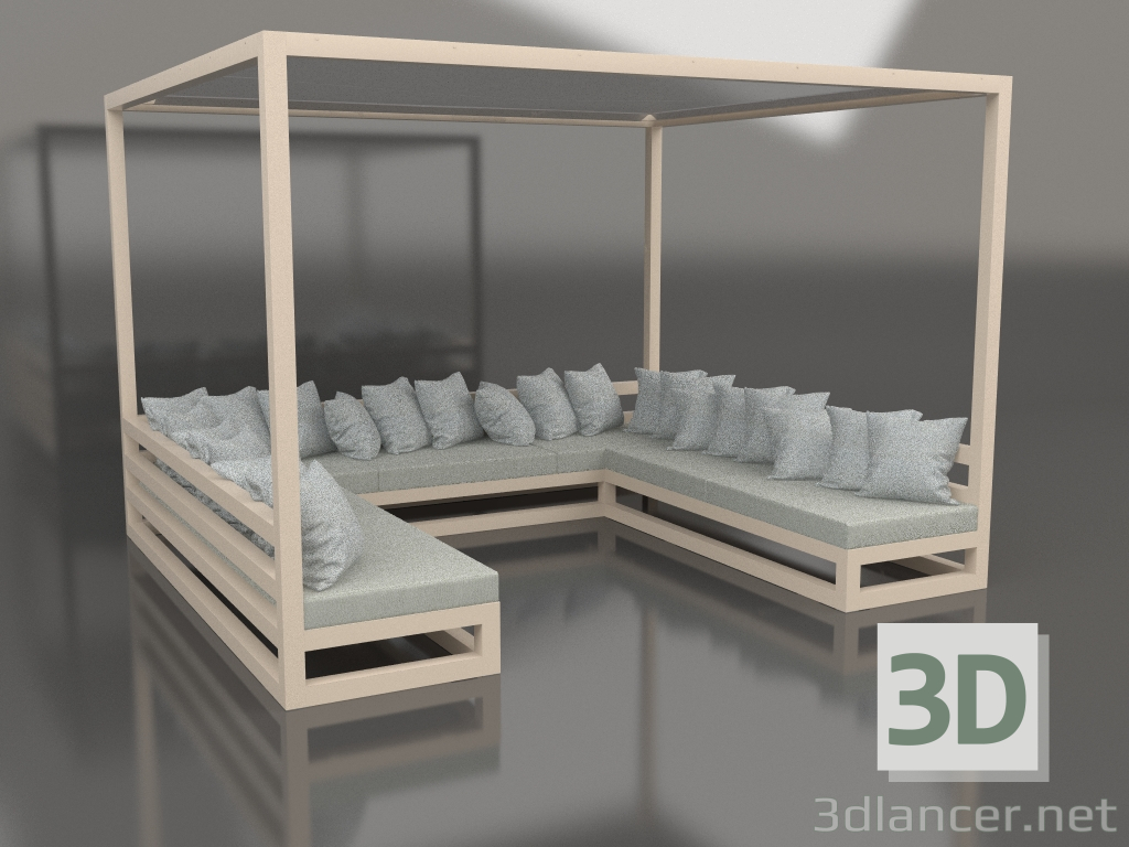 3D Modell Sofa (Sand) - Vorschau