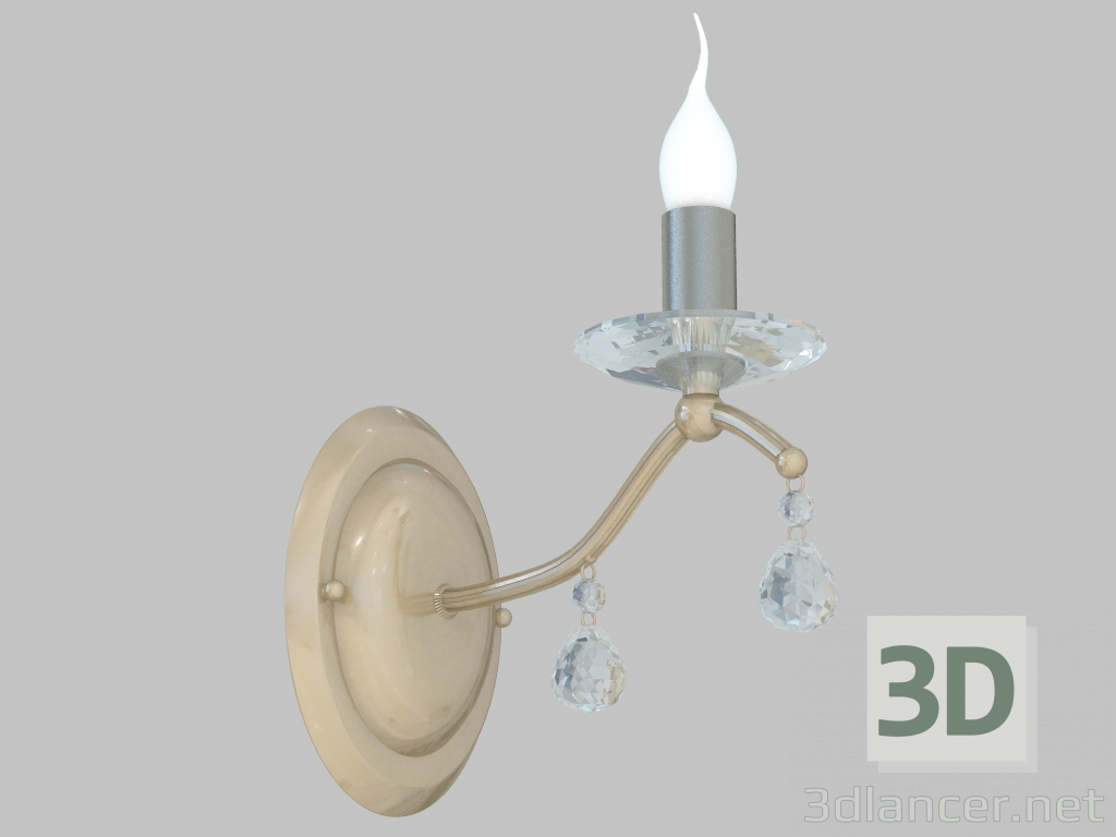 modello 3D Sconce Angelica (1023-1W) - anteprima