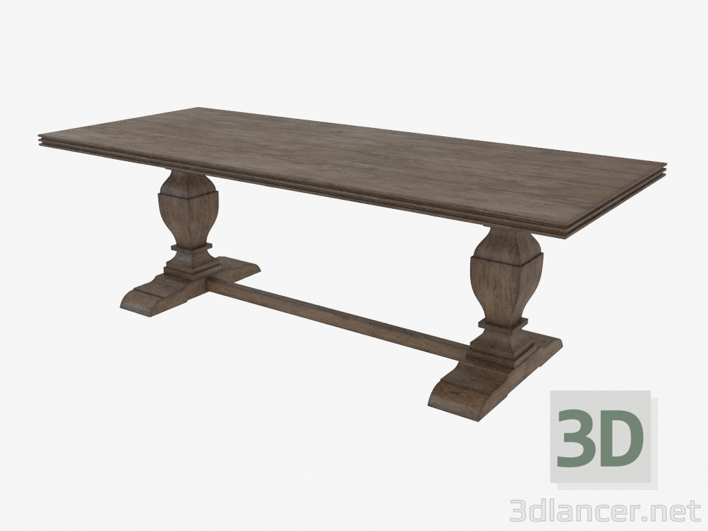 3D Modell Esstisch TANCRED TABLE (301.017-2N7) - Vorschau