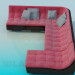 3d model Corner sofa - preview