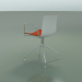 3D modeli Sandalye 0460 (döner, kolçaklı, ön kaplamalı, polipropilen PO00101) - önizleme