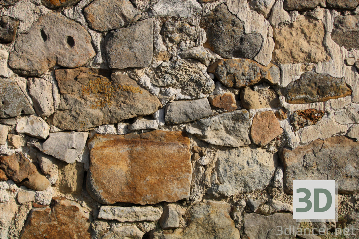 Stone wall 2 buy texture for 3d max