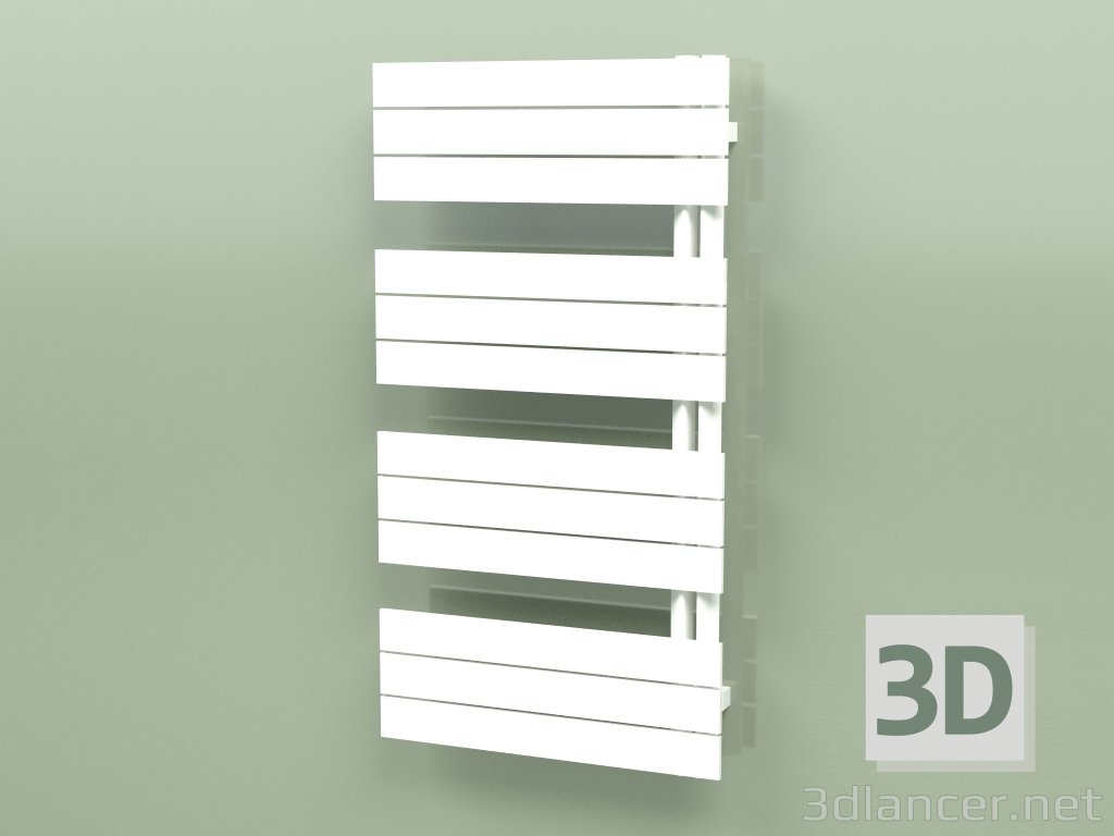 3D modeli Isıtmalı havlu askısı - Elato (1130 x 600, RAL - 9016) - önizleme