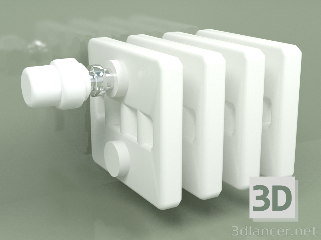 modèle 3D Radiateur Delta Laserline (DL5, H 155 mm, RAL - 9016) - preview