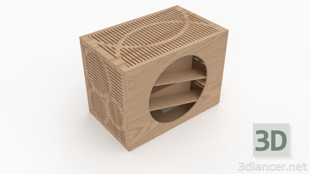 3D modeli hamster kafesi - önizleme
