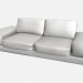 3d model Albinoni sofa 4-seater Albinoni 4 seater 290 - preview