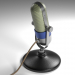 3d Vintage microphone - retro - Retro microphone model buy - render
