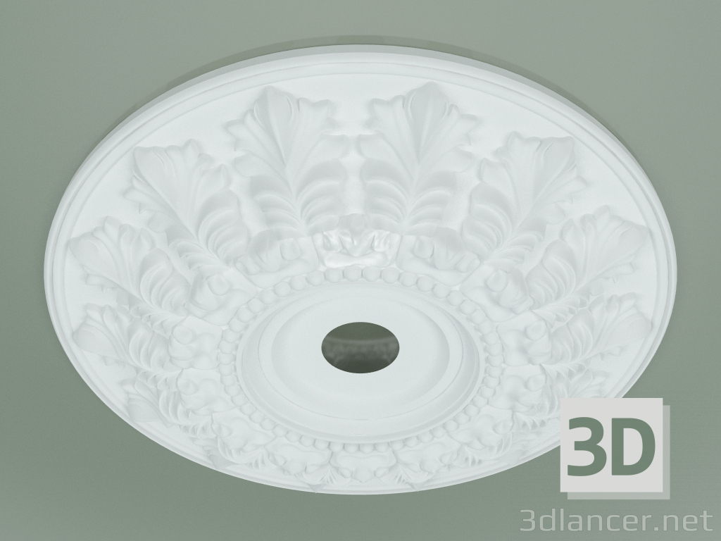 3d model Rosette with ornament RW004 - preview