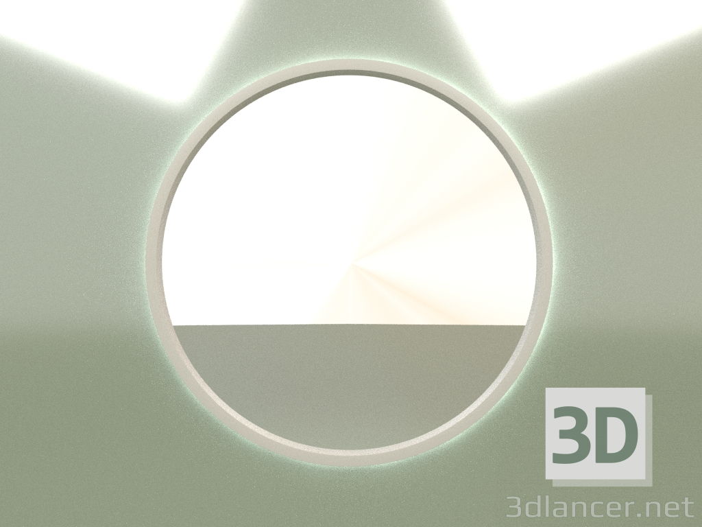 modello 3D Specchio CN 400 (Frassino) - anteprima