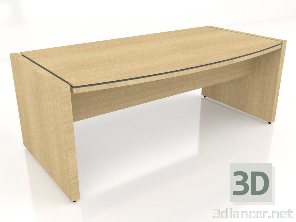 modèle 3D Table de travail Statut X01 (2000x900) - preview