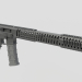 3d Set of 4 AR-15 DMR (Max-poly to Low-poly) model buy - render