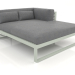 3d model XL modular sofa, section 2 right (Cement gray) - preview