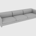 3D Modell Sofa CHOPIN CLASSIC SOFA (330X103XH75-100) - Vorschau