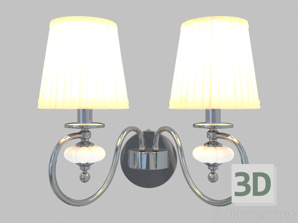 3D Modell Wandlampe (11002A) - Vorschau