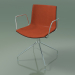 3d model Chair 0460 (swivel, with armrests, with front trim, polypropylene PO00109) - preview