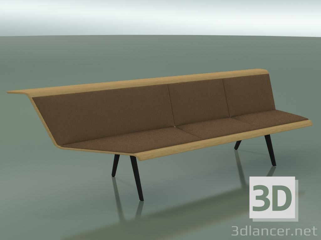 modèle 3D Module d'angle triple Waiting 4508 (90 ° à droite, chêne naturel) - preview