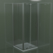 modèle 3D Cabine de douche à cadre GN + GF avec porte battante - preview