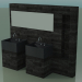 3d model Sistema de decoración de baño (D03) - vista previa
