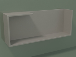 Horizontal shelf (90U19006, Clay C37, L 60, P 12, H 24 cm)