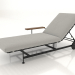 3d model Chaise longue with armrest on the right - preview