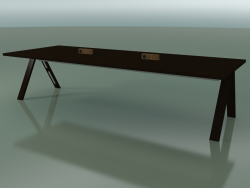 Table with office worktop 5010 (H 74 - 320 x 120 cm, wenge, composition 2)