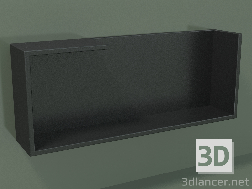 3D Modell Horizontales Regal (90U19006, Deep Nocturne C38, L 60, P 12, H 24 cm) - Vorschau