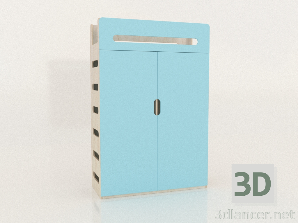 3D Modell Kleiderschrank geschlossen MOVE WA (WBMWA2) - Vorschau