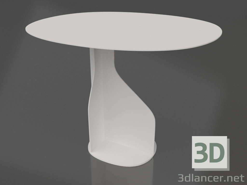 modello 3D Tavolino basso Plane M (Bianco) - anteprima