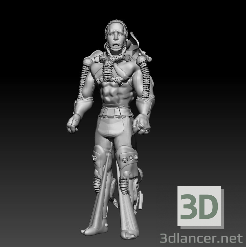 3D Modell Cyborg - Vorschau