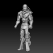modello 3D cyborg - anteprima